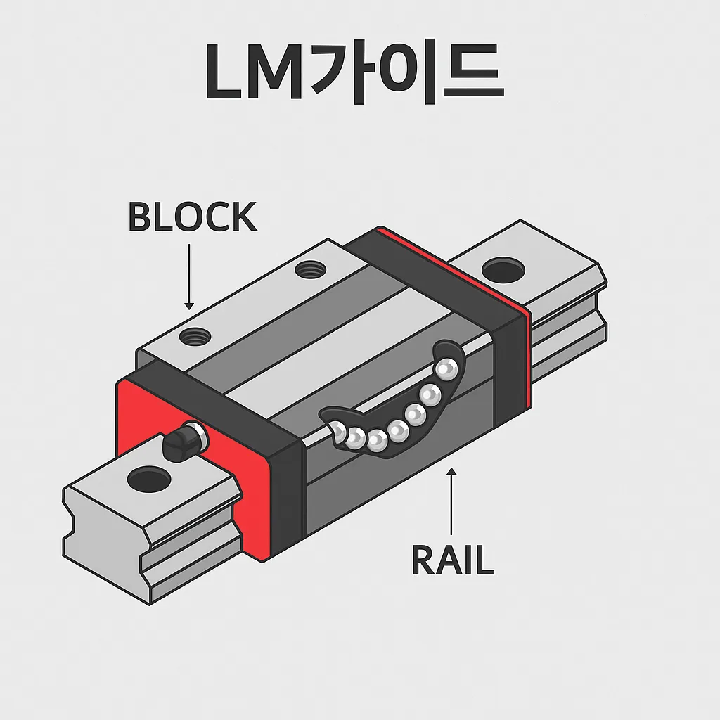 유니언머신 - 공작기계 LM가이드, 타가이드 원리는?